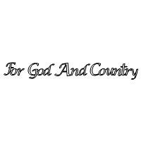 for god and country